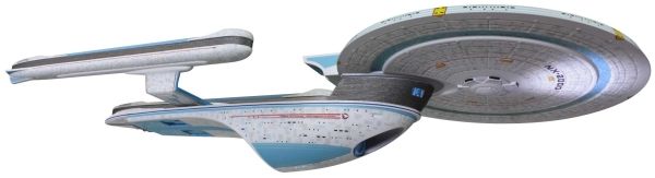 Prefab model 1/1000 boat Star Trek U.S.S. Excelsior AMT 01257