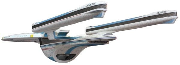 Prefab model 1/1000 boat Star Trek U.S.S. Excelsior AMT 01257