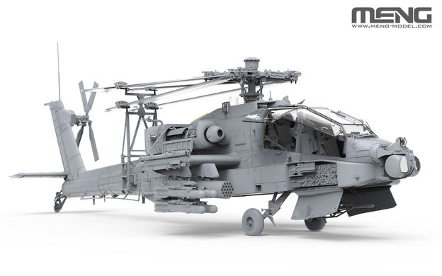 Збірна модель 1/35 вертоліт Boeing AH-64D Apache Longbow Meng QS-004