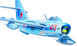 Assembled model 1/48 aircraft MiG-17PF Radar Fresco MisterCraft F-03