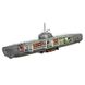 Збірна модель 1/144 німецький підводний човен Deutsches U-Boot Type XXI with interior Revell 05078