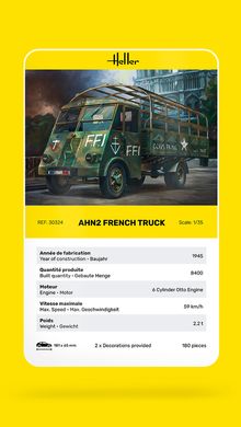 Сборная модель 1/35 французский грузовик AHN2 French Truck Heller 30324