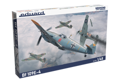 Збірна модель 1/48 німецький одномоторний винищувач Bf 109E-4 Weekend Edition Eduard 84196