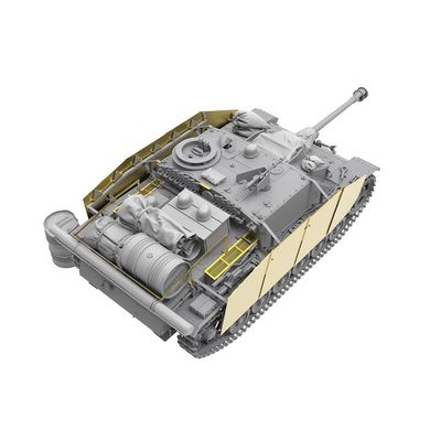 Сборная модель 1/35 – истребитель танков StuG. III Ausf.G с полным интерьером и фигурками экипажа Border Model BT-020