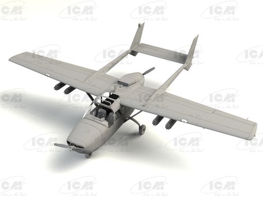 Збірна модель 1/48 літак Cessna O-2A Skymaster, Американський літак-розвідник ICM 48290