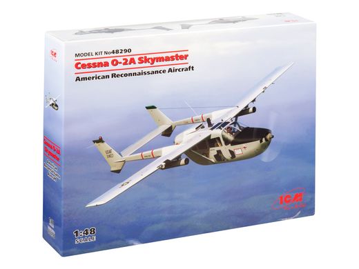 Збірна модель 1/48 літак Cessna O-2A Skymaster, Американський літак-розвідник ICM 48290