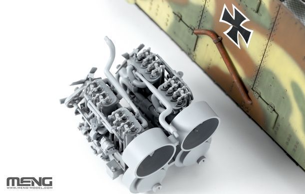Збірна модель 1:35 танк German A7V Tank & Engine (Krupp) Limited Edition Meng Model TS-017