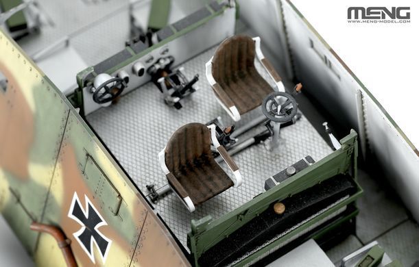 Збірна модель 1:35 танк German A7V Tank & Engine (Krupp) Limited Edition Meng Model TS-017