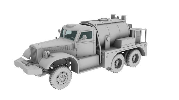 Збірна модель 1:72 американський автомобіль Diamond T 968A з баком для асфальту IBG Models 72022
