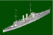 Сборная модель 1/700 Военный корабль HMS Exeter Trumpeter 06744