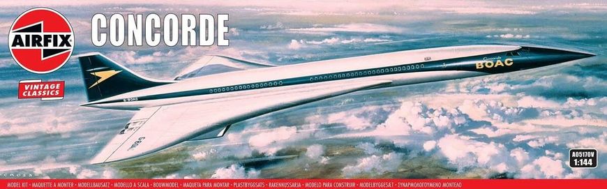 Збірна модель літака Concorde Prototype Airfix A05170V | 1:144
