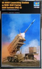 Assembled model 1/35 "Patriot" air defense system US M901 Launching Station w/MIM-104F Patriot SAM System (PAC-3) Trumpeter 01040