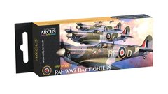 Набор эмалевых красок RAF WW2 Day Fighters Arcus 3011