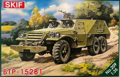 Assembled model 1/35 BTR-152 B1 SKIF 209