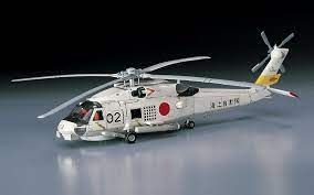 Assembled model 1/72 helicopter SH-60J Seahawk J.M.S.D.F. Anti-Submarine Helicopter Hasegawa 00443