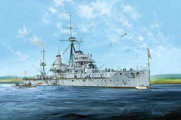 Assembly model 1:350 ship HMS Dreadnought 1915 Trumpeter 05329