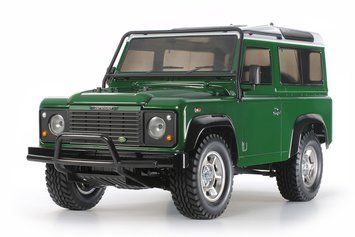 Модель с дистанционным управлением CC-01 Land Rover Defender 90 4WD LED Tamiya 58657 1/10