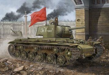 Збірна модель 1:48 танк KV-1 Model 1942 "Simplified Turret" Tank HobbyBoss 84812