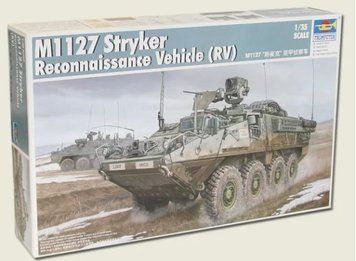 Сборная модель 1:35 боевая разведывательная машина M1127 Stryker RV Trumpeter 00395