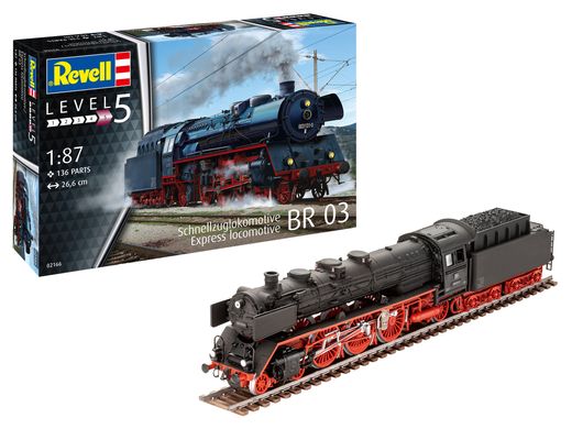 Збірна модель 1/87 локомотив Express locomotive BR 03 Revell 02166