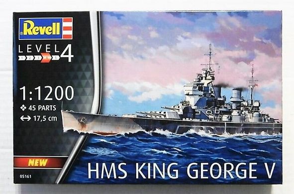 Збірна модель лінкора HMS King George V 1 1200 Revell 05161