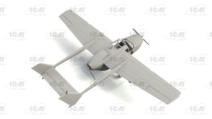 Сборная модель 1/48 самолет Cessna O-2A авиации флота США ICM 48291