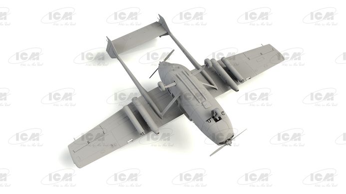 Сборная модель 1/48 самолет Cessna O-2A авиации флота США ICM 48291