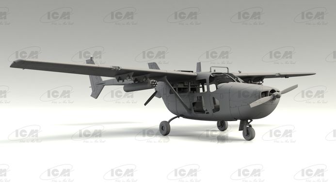 Prefab model 1/48 aircraft Cessna O-2A US Navy ICM 48291