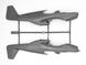 Сборная модель 1/48 самолет Мустанг Р-51В, американский истребитель с пилотами и техниками ICM 48125