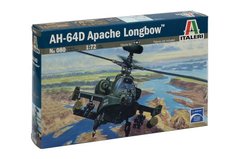 Збірна модель 1/72 вертольот AH-64D Apache Longbow Italeri 0080