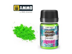 Пигмент Fluor Green Ammo Mig 3033