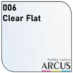 Емалевий лак Clear Flat (прозорий плоский) ARCUS 006