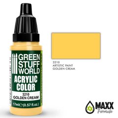 Acrylic paint opaque GOLDEN CREAM with matte coating 17 ml GSW 3210
