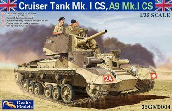 Збірна модель 1:35 танк Cruiser Tank Mk. I CS, A9Mk.I CS Gecko Models 35GM0004