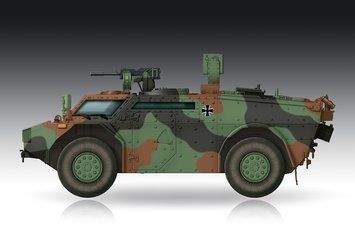 Збірна модель 1:72 німецька легка броньована розвідувальна машини Fennek LGS - німецька версія Trump