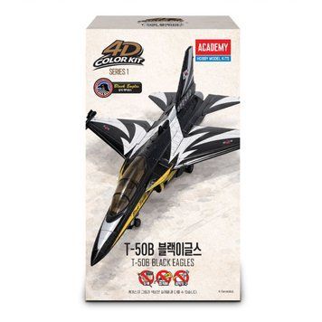 Збірна модель літака KAI T-50 B Black Eagles (4D Color Kit) (easy-click) Academy 15400