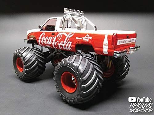 Сборная модель 1/25 автомобиль Chevy Silverado Monster Truck (Coca-Cola) AMT 01184