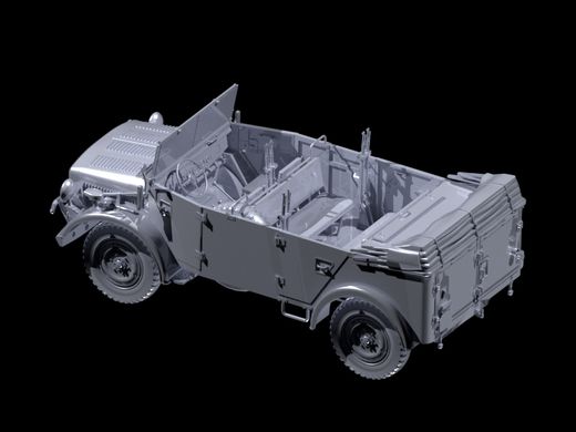 Assembly model 1/35 Off-road vehicles of the Wehrmacht (Kfz.1, Horch 108 Typ 40, L1500A) ICM DS 3503