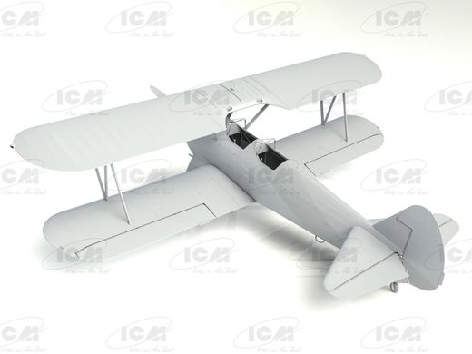 Сборная модель 1/32 самолет Stearman PT-17/N2S-3 Kaydet , Американский учебный самолет ICM 32050