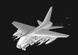 Assembled model 1:48 aircraft A-7A Corsair II Hobby Boss 80342
