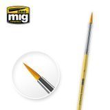 Кисточка синтетическая 4 Synthetic Round Brush Ammo Mig 8615