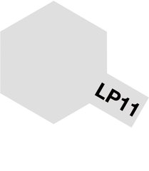 Нитро краска LP-11 Silver (Серебрянная глянцевая), 10 мл. Tamiya 82111