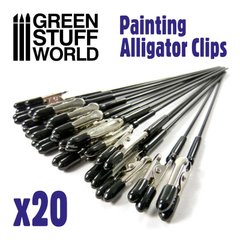 Alligator clips for securing small parts during painting Green Stuff World 10463