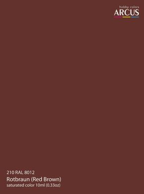 Акрилова фарба RAL 8012 Rotbraun (Red Brown) ARCUS A210