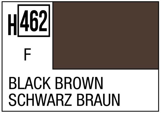 Acrylic paint Black-brown (matte) H462 Mr.Hobby H462