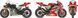 Сборная модель 1:12 спортивный мотоцикл Yamaha YZR-M1'04 No.7/No.33 Tamiya 14100