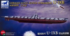 Prefab model 1/350 German long-range U-IXB submarine Bronco NB5009