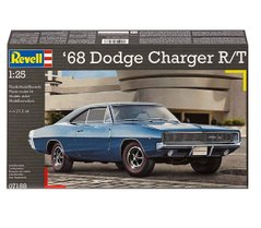Сборная модель 1/25 автомобиля 68 Dodge Charger R/T Revell 07188