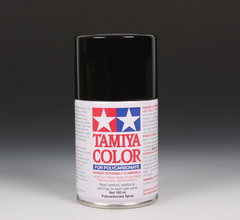 Аэрозольная краска PS5 Черный матовый (Black Spray Matt) Tamiya 86005