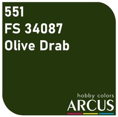 Эмалевая краска Olive Drab NO.319 (Оливковый Драб) ARCUS 551